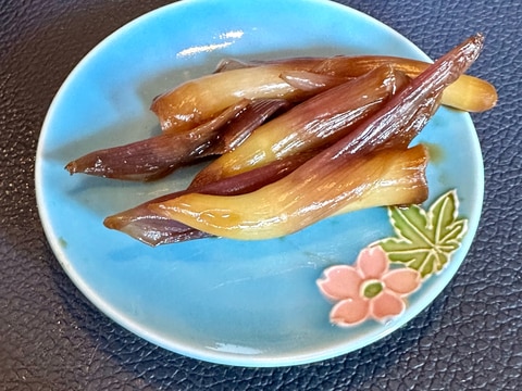 茎みょうがの醤油漬け